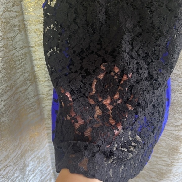 Forever 21 Cat Kitten Print Purple Blue Indigo Lace Back Tank Size M - Picture 8 of 13